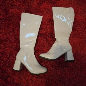 White Go-Go Boots